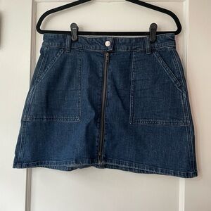 Madewell dark wash skirt size 30